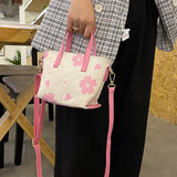 Canvas Shoulder Bag Portable Girls Mini Phone Wallet Bag