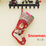 Women Small Bags Christmas Stocking Mini Sock Santa Claus Candy Bag Xmas Tree