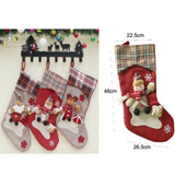 Women Small Bags Christmas Stocking Mini Sock Santa Claus Candy Bag Xmas Tree