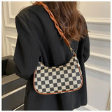 Small Canvas Handbag Vintage Zipper Shoulder Bag