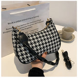 Small Canvas Handbag Vintage Zipper Shoulder Bag