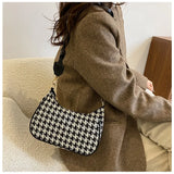Small Canvas Handbag Vintage Zipper Shoulder Bag