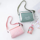 Women Small Canvas Messenger Bag Ladies Crossbody Shoulder Tote Student Portable