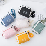 Women Small Canvas Messenger Bag Ladies Crossbody Shoulder Tote Student Portable