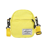 Women Small Canvas Shoulder Bag Female Mini Solid Crossbody Bags Zipper Purse
