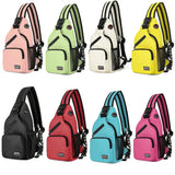 Canvas Chest Bag Multifunctional Sling Messenger Sports Backpack