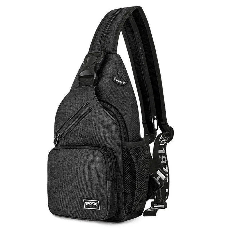 Canvas Chest Bag Multifunctional Sling Messenger Sports Backpack