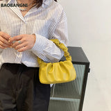 French Style Leather Clutch Crossbody Bag