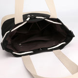 Women Canvas Drawstring Bucket Bag Japanese Ladies Crossbody Shoulder Bag