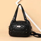 Women Small Handbags Satchel Top-handle Handbag PU Shoulder Purse Bag