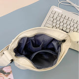 Women Small Ita Bag Crossbody Mini Clear Bag Removable Decorative Layer Purse