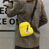 Women Small Nylon Shoulder Bag Mini Crossbody Shell Purse