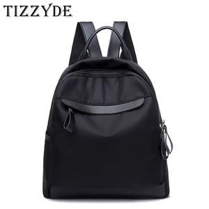 Women Small Nylon Waterproof Backpack Casual Student School Bag