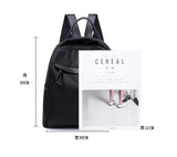 Women Small Nylon Waterproof Backpack Casual Student School Bag