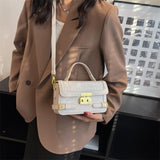 Women Small Pu Leather Handbags Shoulder Bags High Ladies Messenger Box Bags