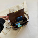 Women Small Pu Leather Handbags Shoulder Bags High Ladies Messenger Box Bags