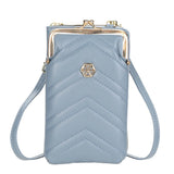 Women Small Shoulder Bag For Phone Short Travel Leather Messenger Crossbody Bags
