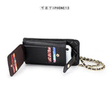 Women Soft Leather Mini Shoulder Bag with Chain Strap 3027