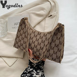 Women Small Shoulder Bags Letter Clutch Handbag Tote Ladies Underarm Bag