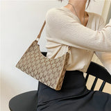 Women Small Shoulder Bags Letter Clutch Handbag Tote Ladies Underarm Bag