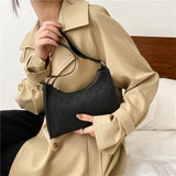 Women Small Shoulder Bags Letter Clutch Handbag Tote Ladies Underarm Bag