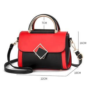 Women Small Square Bag Casual Retro Shoulder Handbag