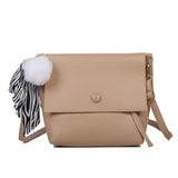 Women Small Square Bag Retro Shoulder Messenger Bag PU Leather Diagonal Bag