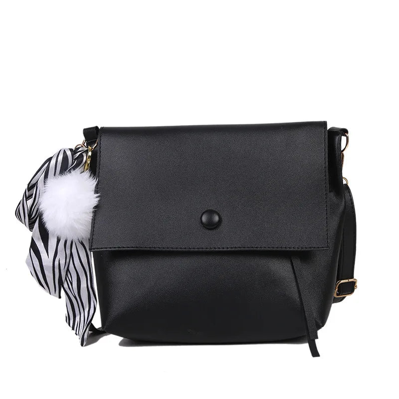 Women Small Square Bag Retro Shoulder Messenger Bag PU Leather Diagonal Bag