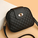 Women Small Square Bag Fashionable Texture Diamond Clutch Three Layer Messenger