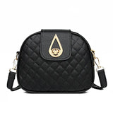 Women Small Square Bag Fashionable Texture Diamond Clutch Three Layer Messenger