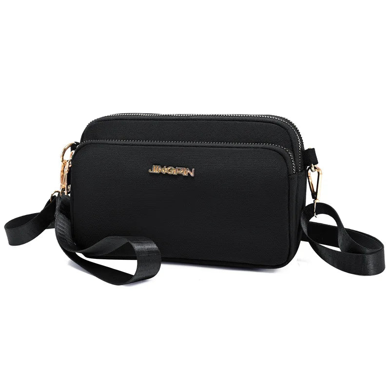 Small Square Nylon Crossbody Bag Japan Korea Messenger Shoulder Bag