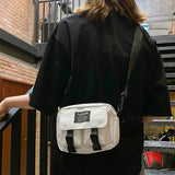 Women Canvas Messenger Bag Casual Shoulder Bag Crossbody Bags