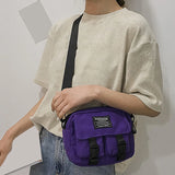 Women Canvas Messenger Bag Casual Shoulder Bag Crossbody Bags