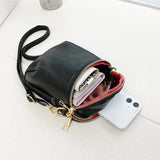 Leather Shoulder Bag Women's Tote Wallet