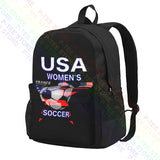 Women Soccer Team World Tournament Large Capacity Backpack