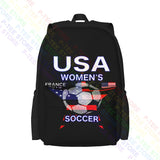 Women Soccer Team World Tournament Large Capacity Backpack