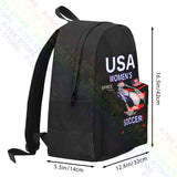 Women Soccer Team World Tournament Large Capacity Backpack
