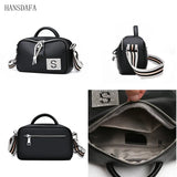 Soft Leather Shoulder Bag High Cowhide Female Messenger Bag Casual Tote