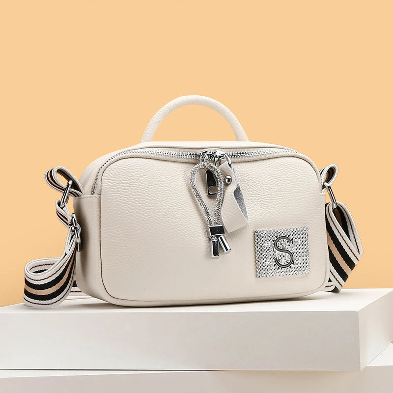 Soft Leather Shoulder Bag High Cowhide Women's Messenger Tote