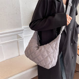 Quilted Soft Nylon Side Bags for Women