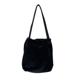 Plush Shoulder Bag Large Capacity Handbags Grace Autumn Winter Purse