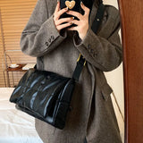 Women Soft Pu Leather Shoulder Bag Crossbody Bag Large Capacity Messenger Bag