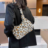 Plush Handbags Fluffy Underarm Bags for Women