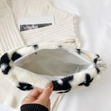 Soft Warm Plush Handbags Fluffy Mini Top-handle Bags