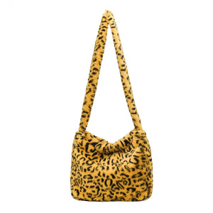 Soft Warm Plush Handbags Female Fluffy Shoulder Bags