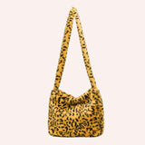 Soft Warm Plush Handbags Female Fluffy Shoulder Bags