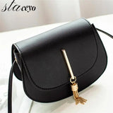 Women Mini Shoulder Bag Robot Bags PU Leather Tassel Bag For Girl