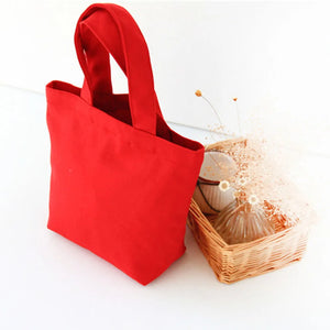 Canvas Shoulder Bag Large Capacity Foldable Purses Handbag