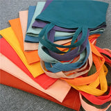 Women Solid Eco Canvas Shoulder Bag Reusable Large Handbag