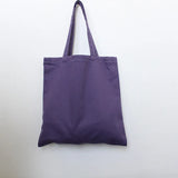 Women Solid Eco Canvas Shoulder Bag Reusable Large Handbag